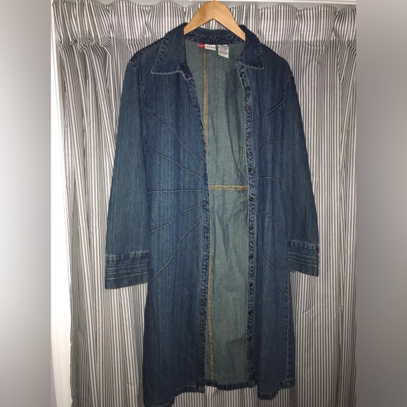 Vintage Faded Glory 1972 Special Edition Denim Dress/Coat - Picture 6 of 11